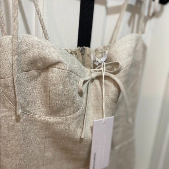 Reformation Joyce Linen Dress NWT - Picture 7 of 7